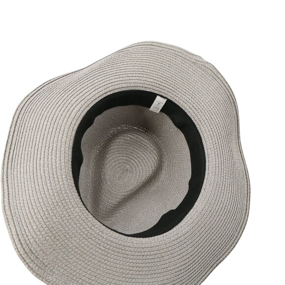 Lucky 7 USA Boho Western Light Gray Paper Straw Foldable Hat Cowboy main image 6